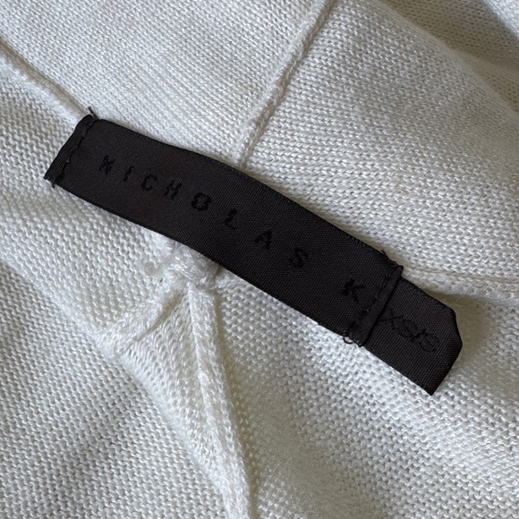 Nicholas K Free People Poncho Cardigan size S tie diy ombré - Picture 10 of 10